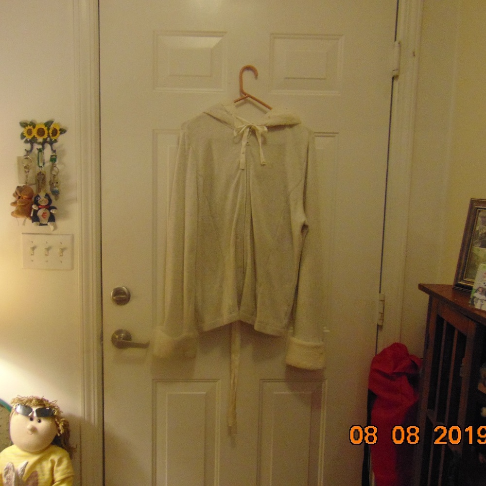 Fleece lined cardigan